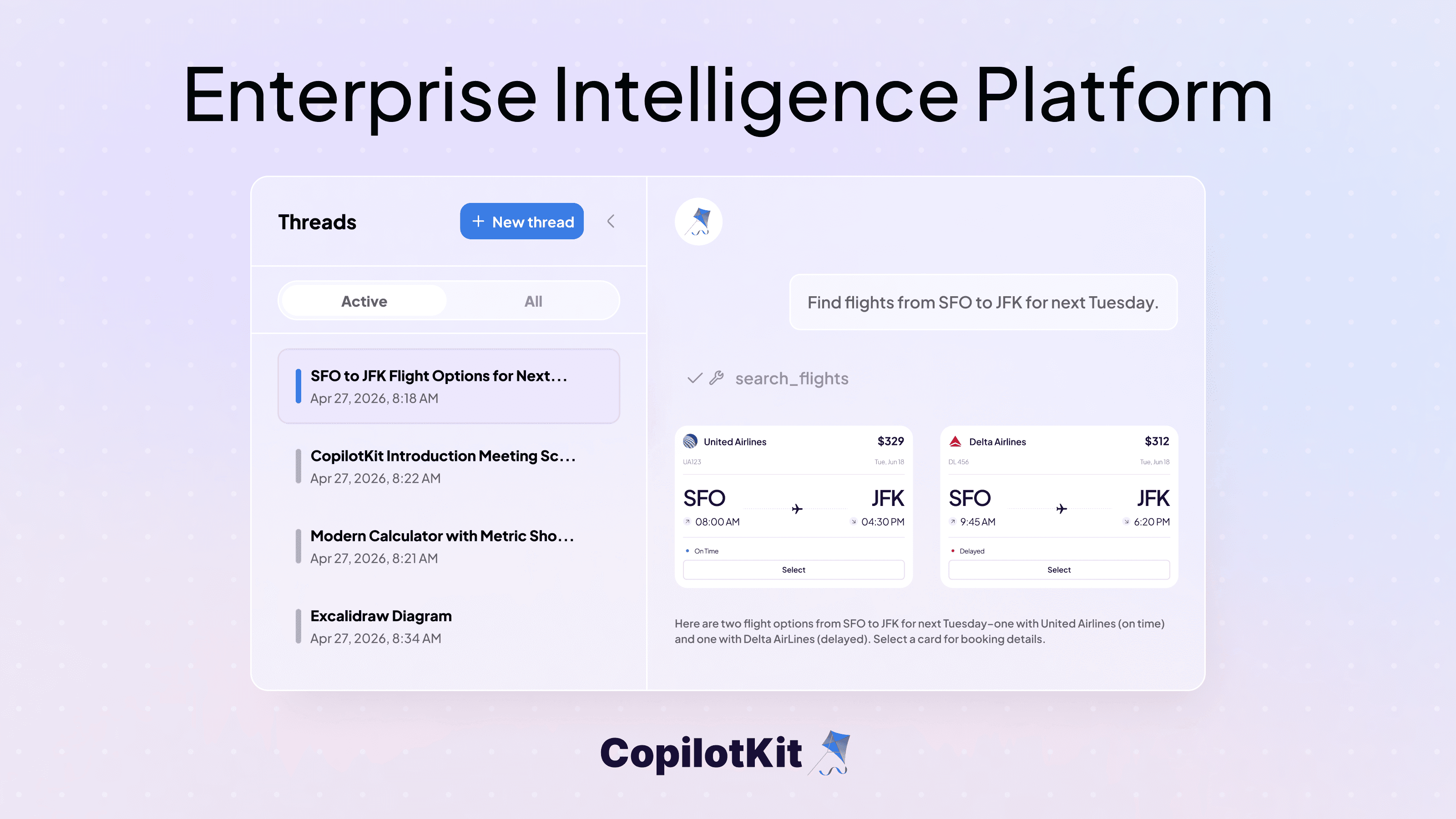 CopilotKit Enterprise Intelligence Platform: The Persistence Layer for Agentic Applications