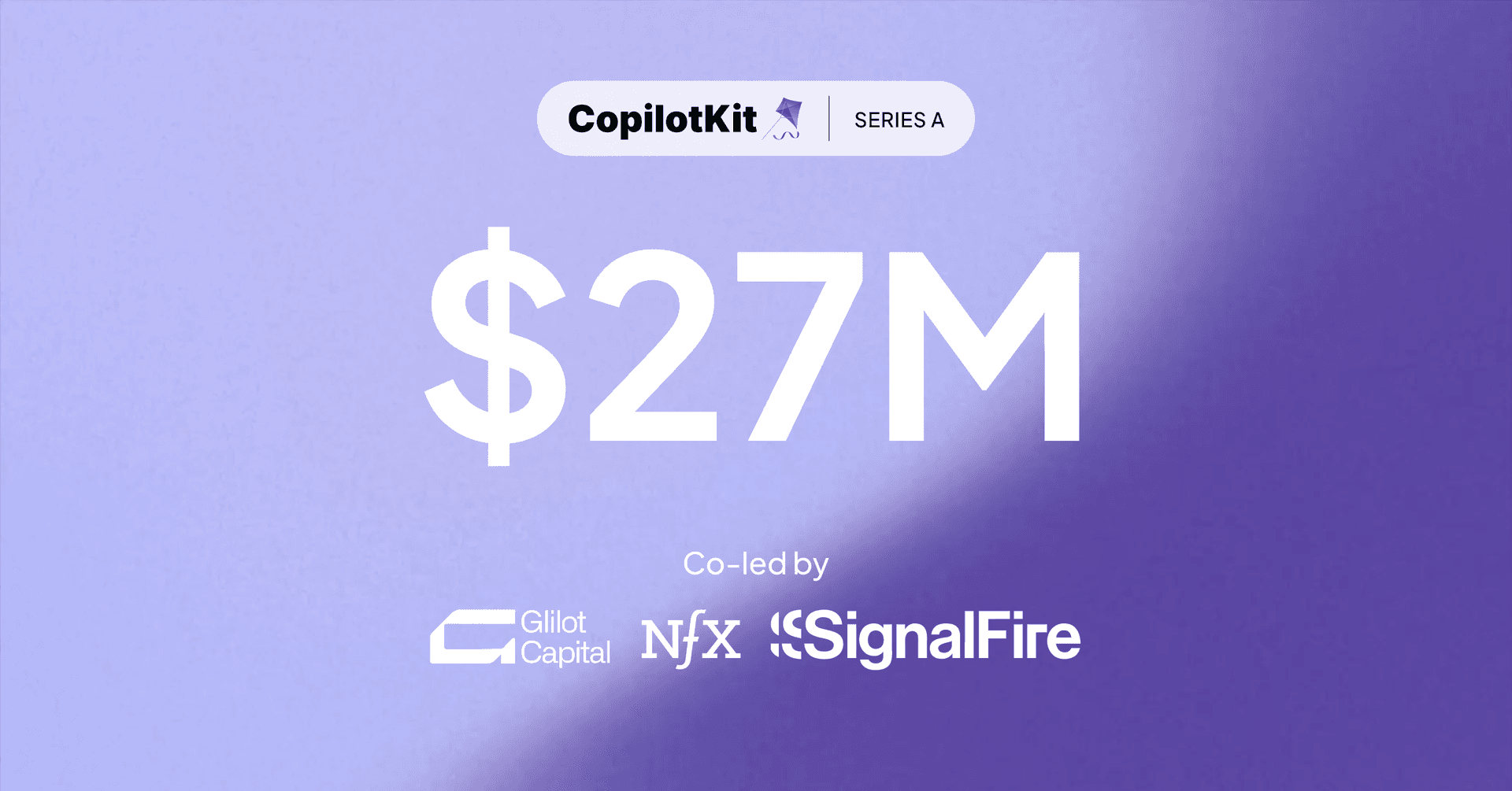 CopilotKit raises $27M Series A